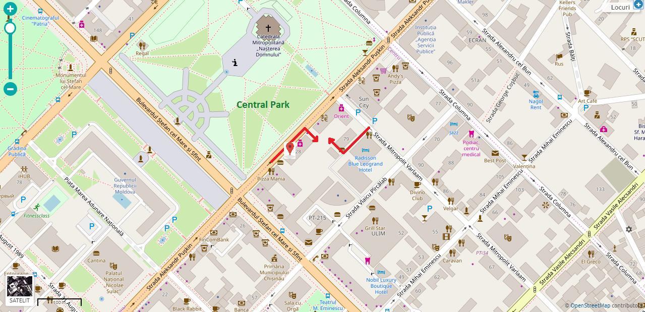 Central Park Apartments 키시나우 외부 사진